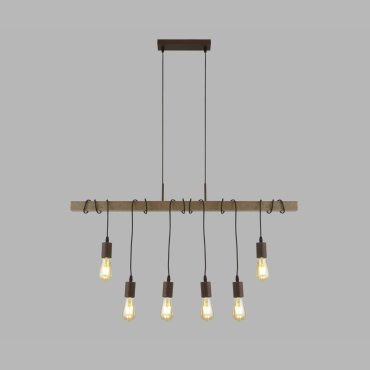 Searchlight Barn - Hängeleuchte - 100 x 6 x 150 cm - braun