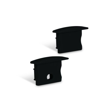ONE Light Einbauprofile - LED-Einbauprofil - 2,3 x 1,5 cm - 200 cm Länge - schwarz