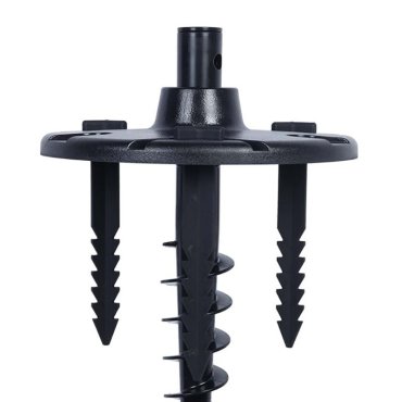 Lutec London - Spezialschirm für unbefestigte Flächen - Ø 28 x 45 cm - schwarz