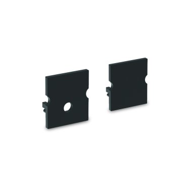 ONE Light Dark Light Profile - Einbauprofil - 6,3 x 2,6 cm - 200 cm Länge - schwarz