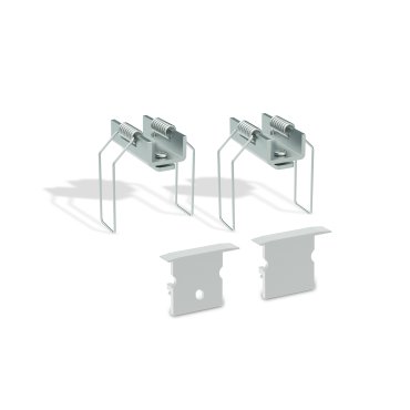 ONE Light Dark Light Profiles - Einbauprofil - 3,4 x 2,6 cm - 200 cm Länge - weiß