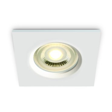 ONE Light Bathroom Range - Einbaustrahler - 85 x 85 mm, Ø 68 mm Einbaumaß - IP65 - weiß
