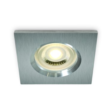 ONE Light Bathroom Range - Einbaustrahler - 85 x 85 mm, Ø 68 mm Einbaumaß - IP65 - Aluminium
