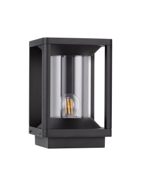 Nova Luce Pacific - Gartenpfosten - 14,5 x 22 x 14,5 cm - IP65 - dunkel anthrazit