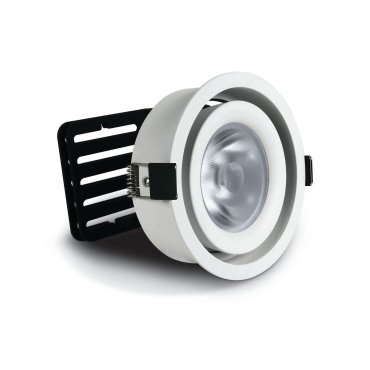 ONE Light COB Pop Up - Einbaustrahler - Ø 125 mm, Ø 116 mm Einbaumaß - 26W dimmbare LED inkl. - weiß