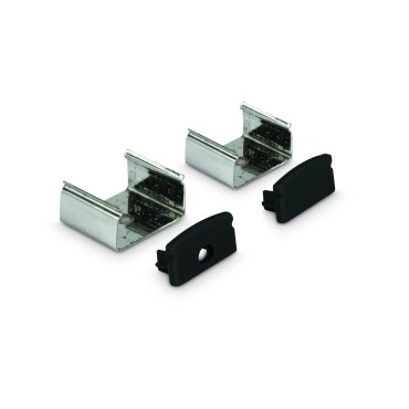 ONE Light Black Profiles Series - LED-Profil - 1,7 x 0,9 cm - 200 cm Länge - schwarz