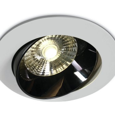 ONE Light Dark Mirror Reflector - Einbaustrahler - Ø 160 mm, Ø 140 mm Einbaumaß - inkl. 20W LED - weiß