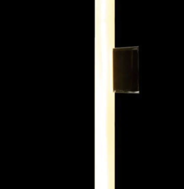Segula LED Lampe - Design Line - Ø 3 x 50 cm - S14d - 8W dimmbar - 1900K - Milchglas