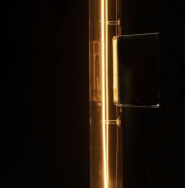 Segula LED Lampe - Design Line - Ø 3 x 50 cm - S14d - 8W dimmbar - 1900K - geräuchert