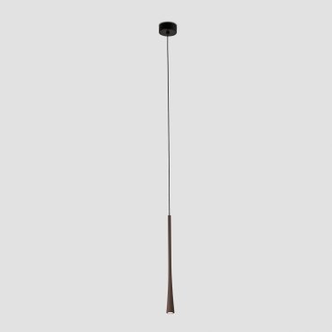 Faro Diana 400 – hängelampe – Ø 3,2 x 40 cm – 6W LED inkl. - dunkelbraun