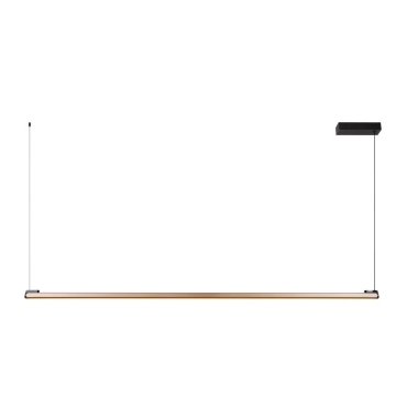 Lucide Braga - Pendelleuchte mit Handbewegungssensor - 150 x 5 x 207,9 cm - dimmbare 36 W LED inklusive - kaffeefarben