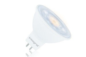 Integral LED Strahler - Ø 5 x 4,5 cm - GU5.3 - 3,4W dimmbar - 2700K - weiß