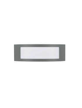 Nova Luce Zenith - Außenwandleuchte - 30,3 x 10 x 9 cm - IP44 - dunkelgrau
