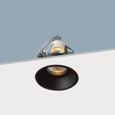 Artdelight Candice - Einbaustrahler - Ø 85 mm x Ø 75 mm Einbaumaß - schwarz