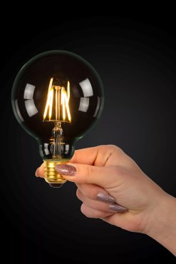 Lucide LED Klasse B Glühlampe - Ø 12,5 x 17,5 cm - E27 - 7W dimmbar - 2700K - transparent