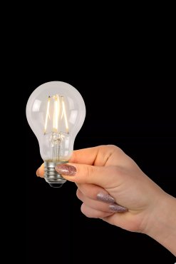 Lucide LED Klasse B Glühlampe - Ø 6 x 10,5 cm - E27 - 7W dimmbar - 2700K - transparent