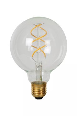 Lucide LED-Glühlampe - Ø 12,5 x 17,5 cm - E27 - 5W dimmbar - 2700K - transparent