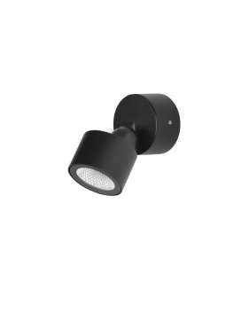 Nova Luce Helmet - Außenwandleuchte - Ø 7,5 x 13 cm - 5W LED inkl. - IP65 - dunkel anthrazit