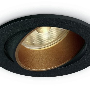 ONE Light Interchangable Rings - Einbaustrahler - Ø 85 mm, Ø 76 mm Einbaugröße - 7W dimmbare LED inkl. - schwarz