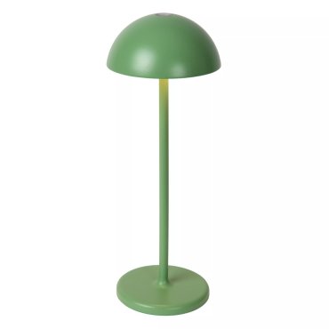 Lucide Joy - wiederaufladbare Tischleuchte - Ø 12 x 32 cm - 1.5W dimmbare LED inkl - IP54 - grün