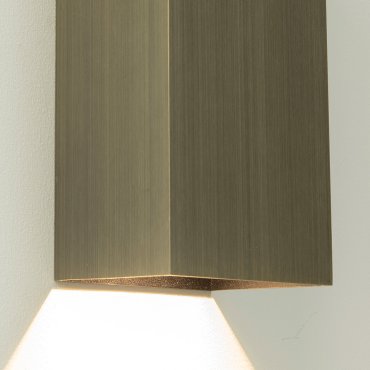 Artdelight Dante2 XL - Wandleuchte - 9 x 10 x 24 cm - antik bronze