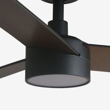 Faro Rudder L - Deckenventilator mit Licht - Ø 132 cm - matt schwarz
