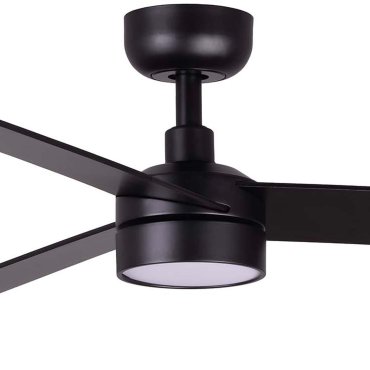 Faro Rudder S - Deckenventilator mit Licht - Ø 106 cm - matt schwarz