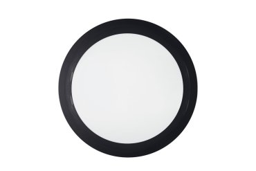 Integral LED Tough-Shell Pro - Deckenleuchte - Ø 32,5 x 7,5 cm - 16W LED inklusive - einstellbare Farbtemperatur - IP66 - schwarz