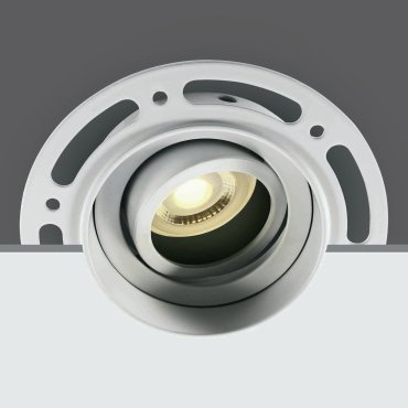 ONE Light Trimless GU10 Range - Einbaustrahler - Ø 120 mm, Ø 82 mm Einbaumaß - weiß
