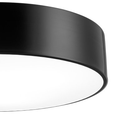 Nova Luce Finezza - Deckenleuchte - Ø 45 x 11 cm - schwarz