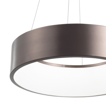 Nova Luce Rando - Pendelleuchte - Ø 45 x 120 cm - 32W dimmbare LED inkl. - dunkelgrau