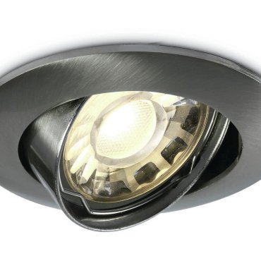 ONE Light Classic GU10 - Einbaustrahler - Ø 85 mm, Ø 75 mm Einbaumaß - Chrom gebürstet