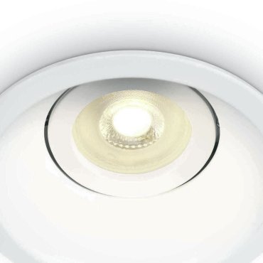 ONE Light Dark Light Round Spots - Einbaustrahler - Ø 104 mm, Ø 95 mm Einbaugröße - weiß