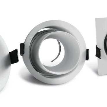 ONE Light Dark Light Tube Range - Einbaustrahler - Ø 83 mm, Ø 76 mm Einbaugröße - weiß