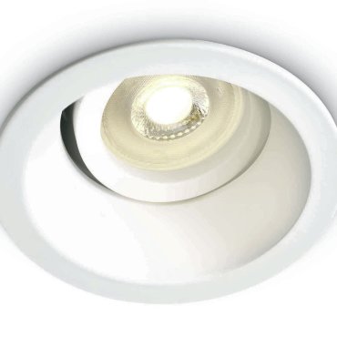 ONE Light Dark Light Round - Einbaustrahler - Ø 90 mm, Ø 75 mm Einbaugröße - weiß