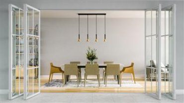 Searchlight Signal - Pendelleuchte 4L - 9 x 84 x 150 cm - schwarz und gold