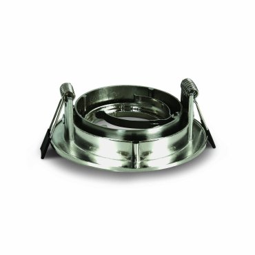 ONE Light Lock Ring Range - Einbaustrahler - Ø 94 mm, Ø 82 mm Einbaumaß - Chrom gebürstet