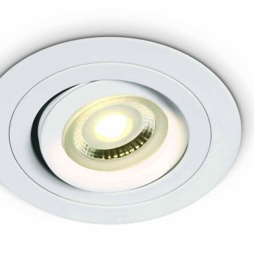 ONE Light Dual Ring GU10 Range - Einbaustrahler - Ø 92 mm, Ø 80 mm Einbaumaß - weiß