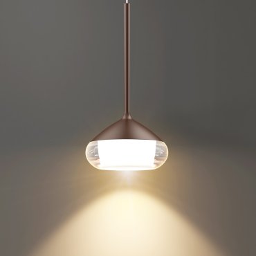 Artdelight Phoenix - Pendelleuchte - Ø 11,6 x 208,2 cm - 7W dimmbar inkl. LED - gebürstete Bronze