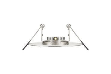 Integral LED Vienna - Einbaustrahler - Ø 110 mm, Ø 70-100 mm Einbaumaß - IP65 - Nickel satiniert