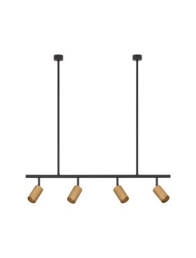 Nova Luce Pogno - pendelleuchte - 96 x 87,5 cm - schwarz und gold
