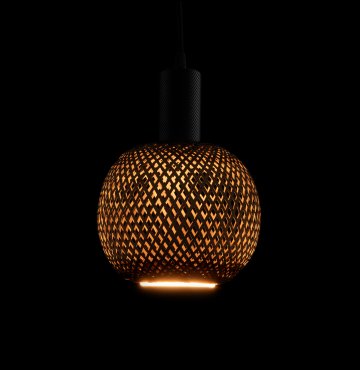 Segula Floating Bamboo LED - Ø 18 cm - E27 - 5W dimmbar - 2200K - Bronze
