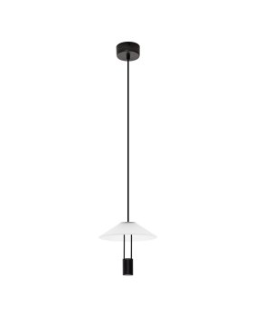 Nova Luce Anafi - Hängelampe - Ø 22 x 210 cm - 8W LED inkl. - sand schwarz