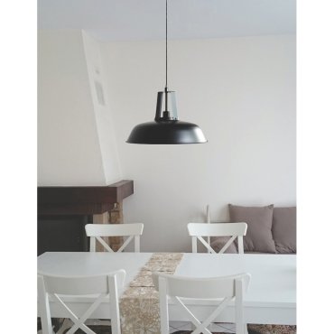 Artdelight Nero - Pendelleuchte - Ø 45 x 175 cm - schwarz