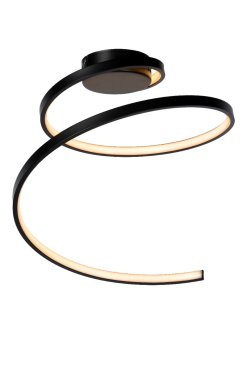 Lucide Maxence - Ø 46 x 35 cm - 24W LED inkl - 3 Stufen dimmbar - schwarz