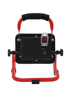Century Italia Jolly - Handscheinwerfer - 23 x 17,5 x 27 cm - 50W dimmbar LED inkl. - IP54 - schwarz und rot
