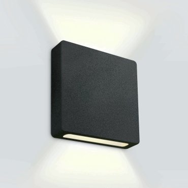 ONE Light Dark Light Step Series - Wandeinbauleuchte - 5 x 4 x 5 cm - 2W dimmbare LED inkl - IP65 - schwarz