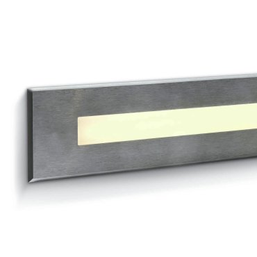 ONE Light Wall Recessed Pro Range - Wandeinbauleuchte - 27 x 6,7 x 6,3 cm - 10W LED inkl - IP65 - Edelstahl