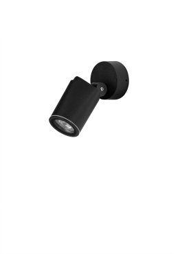 Nova Luce Spy - Außenwandleuchte - Ø 7 x 15,5 x 8 cm - IP65 - Sand schwarz