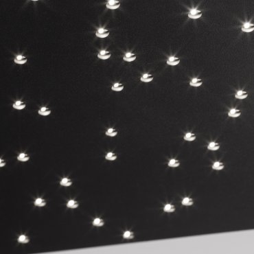 Nova Luce Cielo - Deckenleuchte - 30 x 30 x 4 cm - 8W dimmbare LED inkl. - schwarz